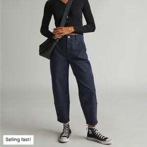 Everlane Utility Barrel Pant in Navy